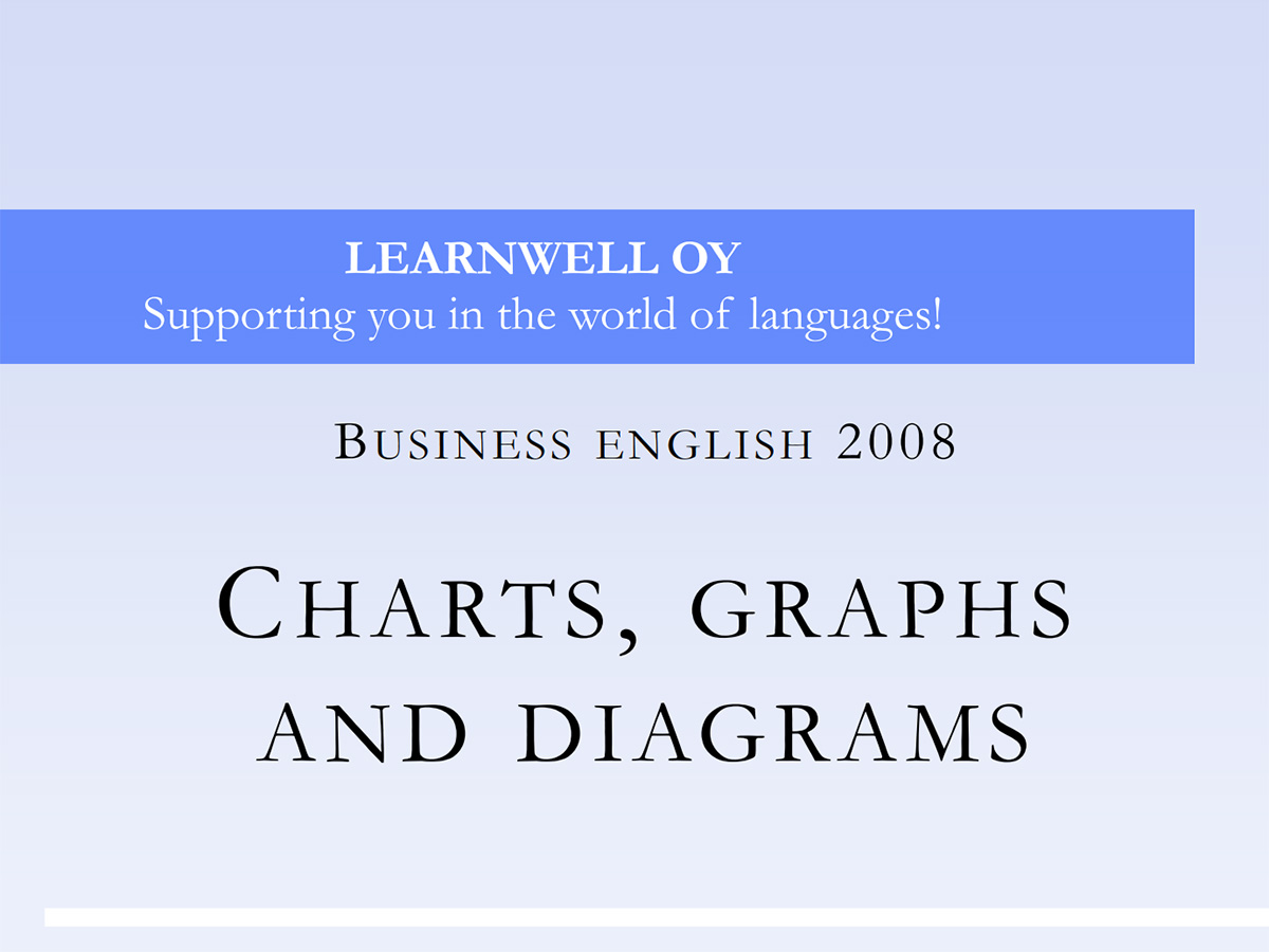 Charts, graphs and diagrams