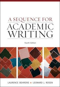 A sequence for academic writing, 4th ed